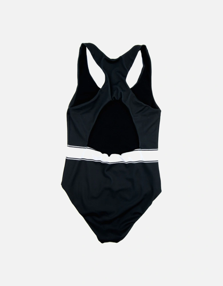 Junior Logo Bagno Girl Swim Costume Black