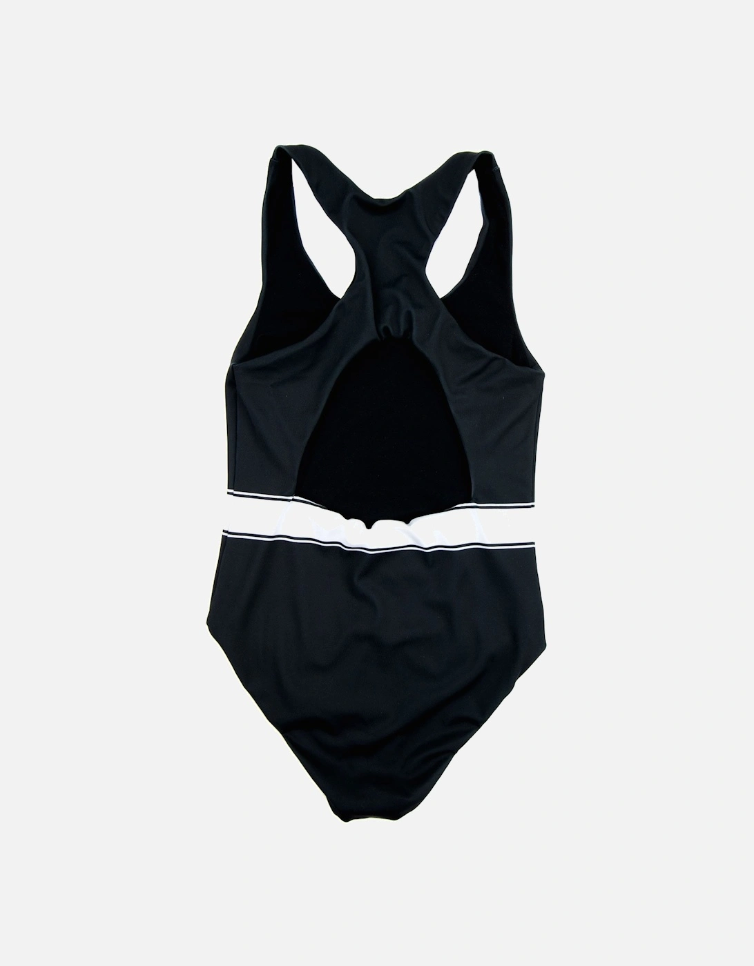 Junior Logo Bagno Girl Swim Costume Black