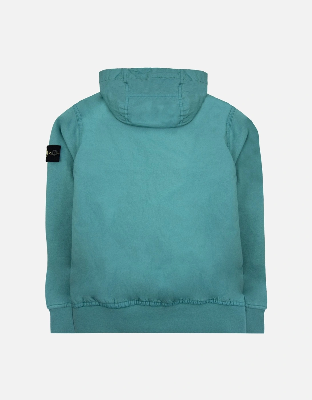 Junior 4100010 Crinkle Reps Nylon Fleece Jacket Turquoise V0042