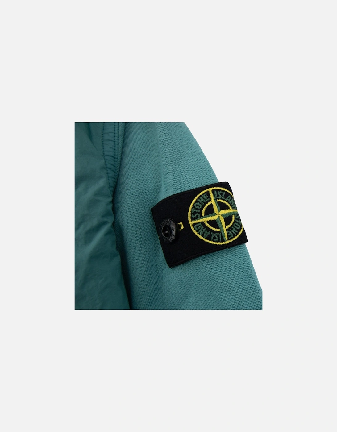 Junior 4100010 Crinkle Reps Nylon Fleece Jacket Turquoise V0042