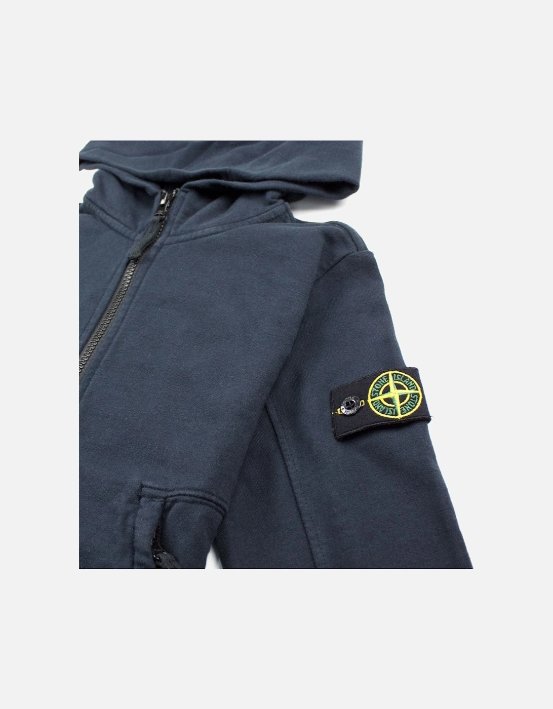 Junior Zip Up Hoody Navy