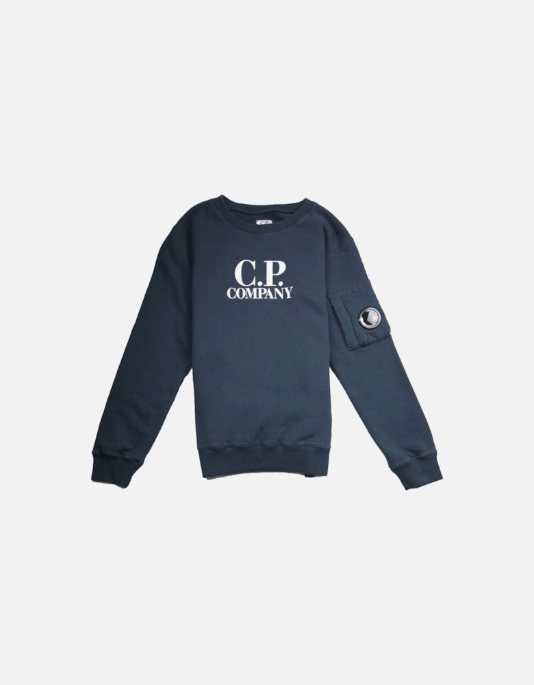 Undersixteen Watch Viewer Crew Neck Sweatshirt Navy