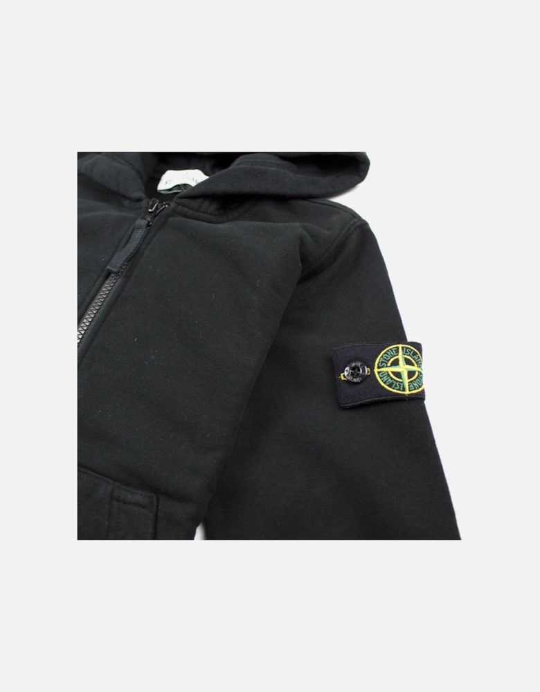 Junior Zip Up Hoody Black