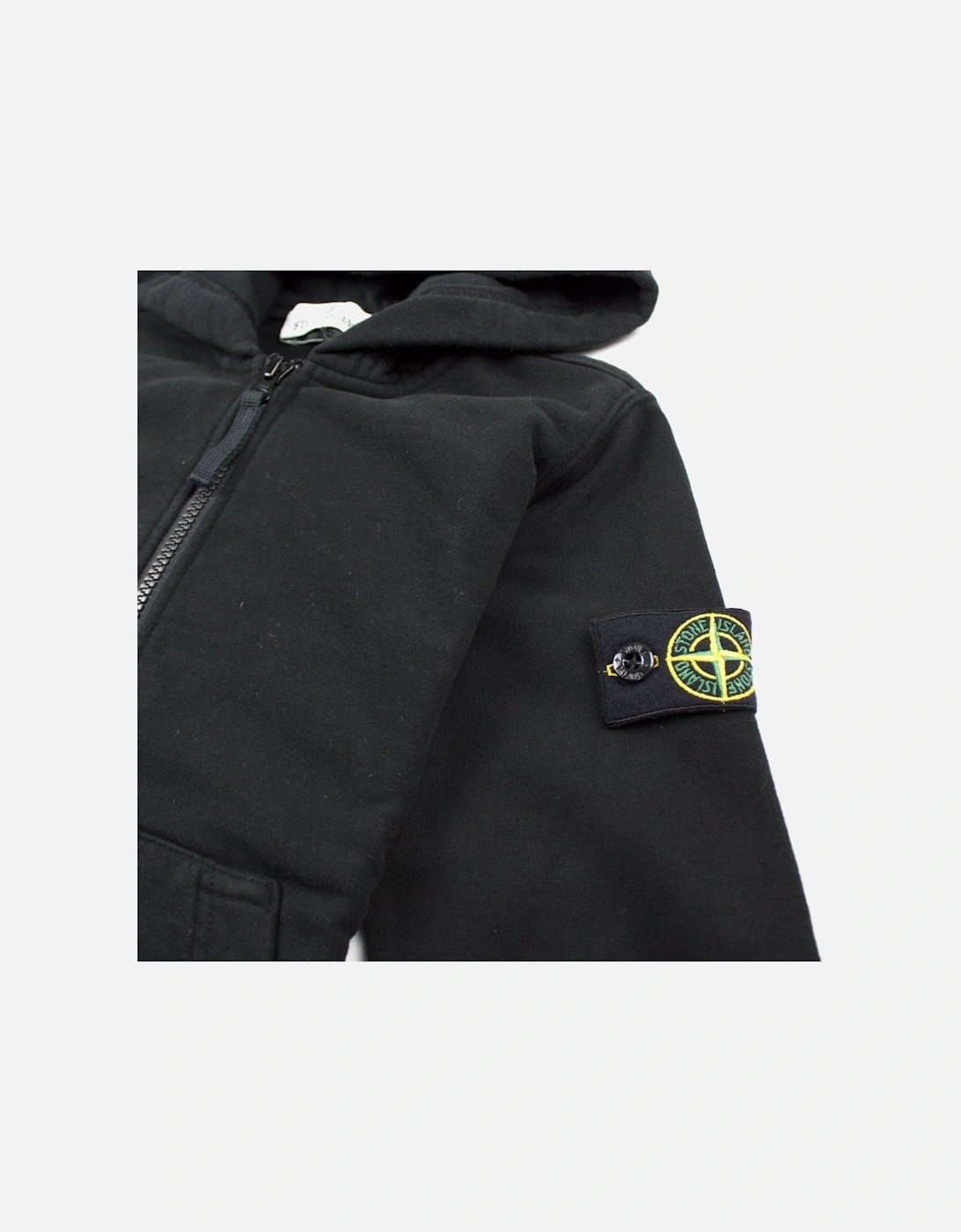 Junior Zip Up Hoody Black