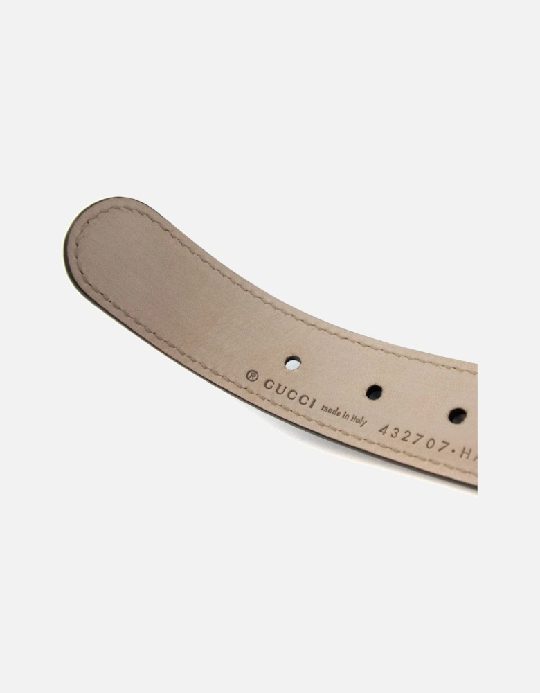 Junior Gg Web Logo Belt Turquoise/red