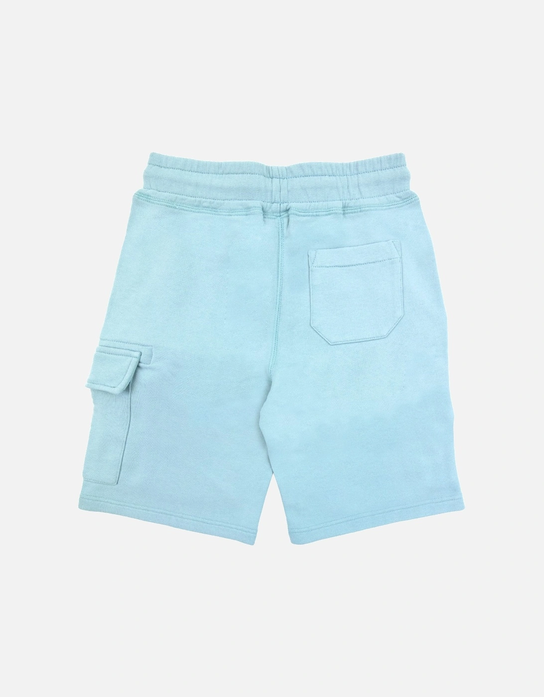 Undersixteen Grey Lens Logo Bermuda Shorts Mineral Blue 811