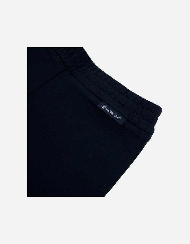 Junior Tricolour Fleece Trackpants Night Blue 778