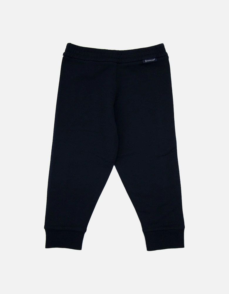 Junior Tricolour Fleece Trackpants Night Blue 778