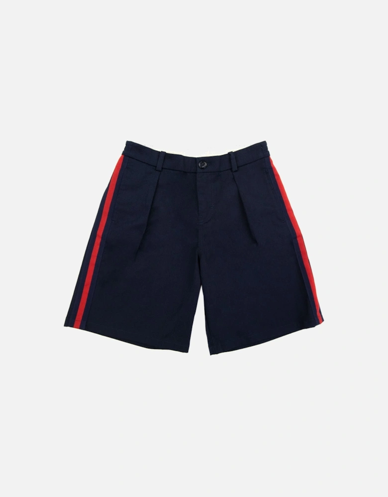 Junior Side Stripe Detail Short Navy 4265