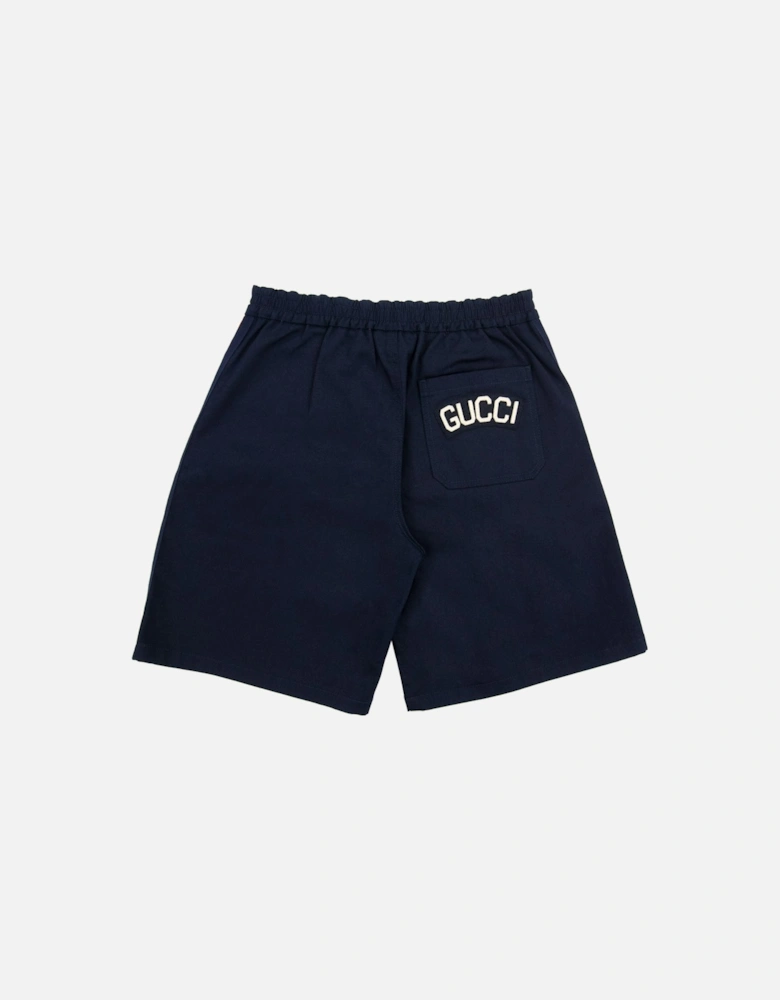 Junior Side Stripe Detail Short Navy 4265