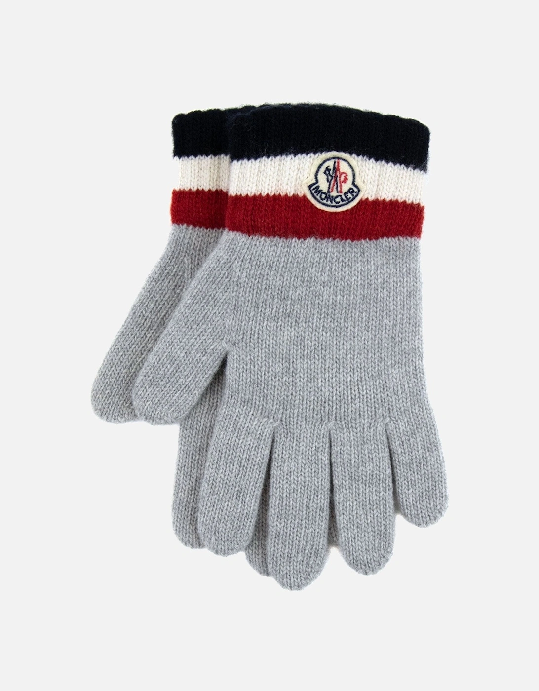 Junior Tricolor Wool Gloves Grey 986, 5 of 4