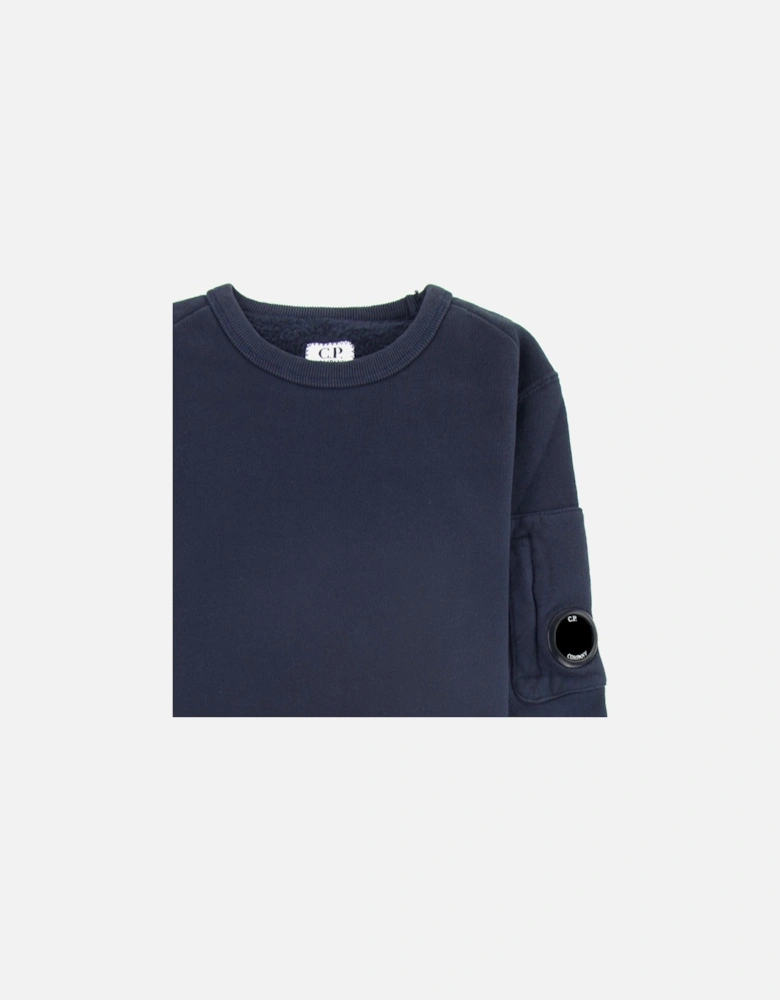 C.P. Company Undersixteen Lens Fleece Sweatshirt Navy 888