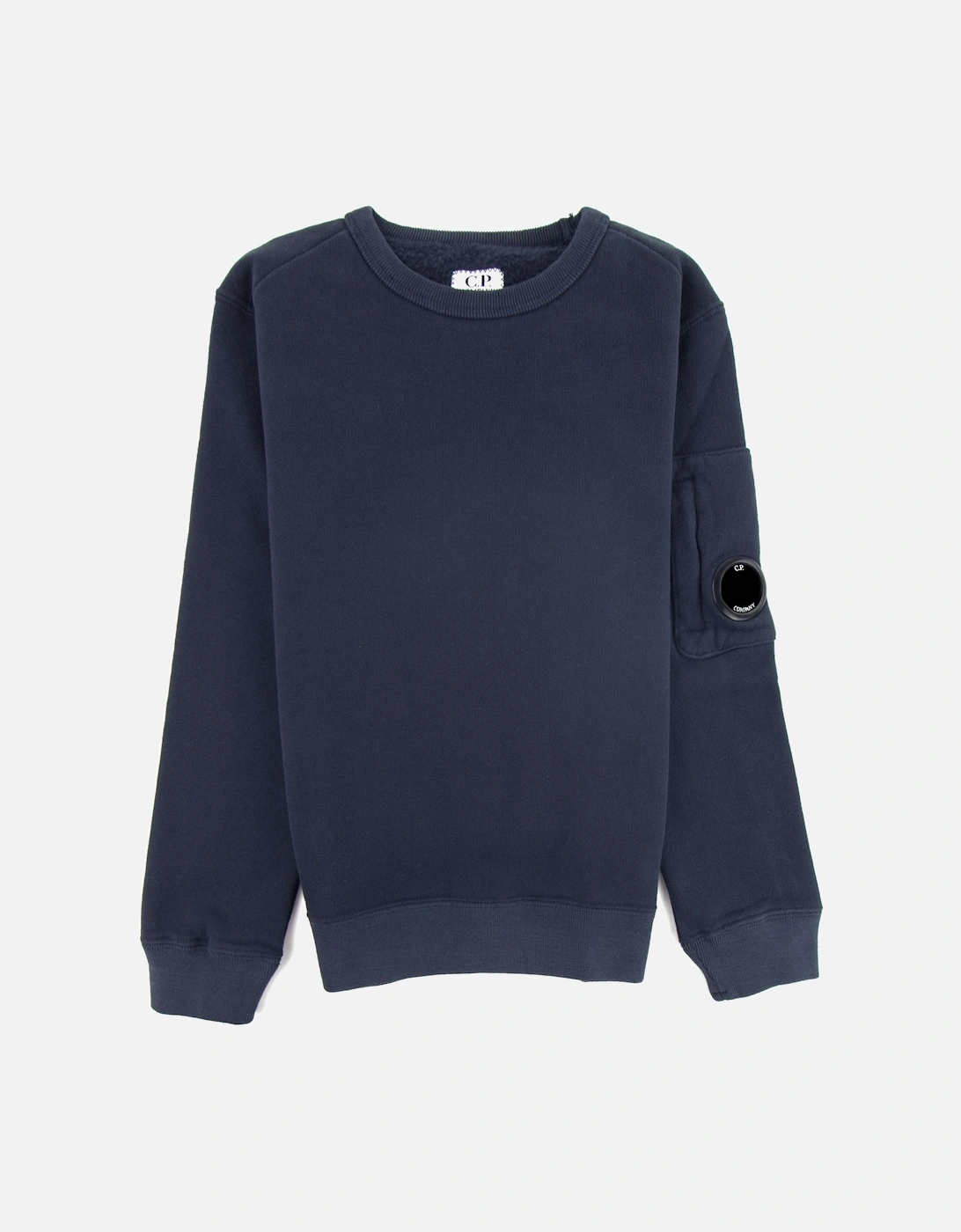 C.P. Company Undersixteen Lens Fleece Sweatshirt Navy 888, 4 of 3