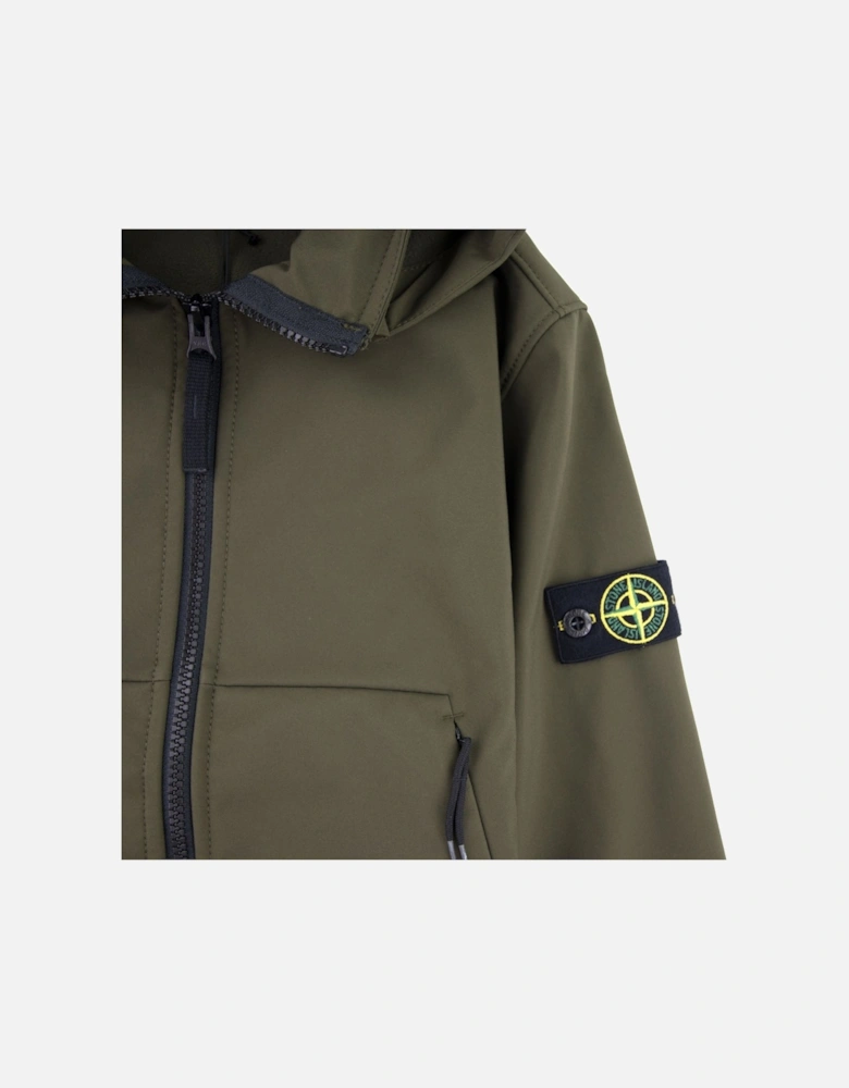 Junior Q0230 Soft Shell-R Jacket Khaki V0054