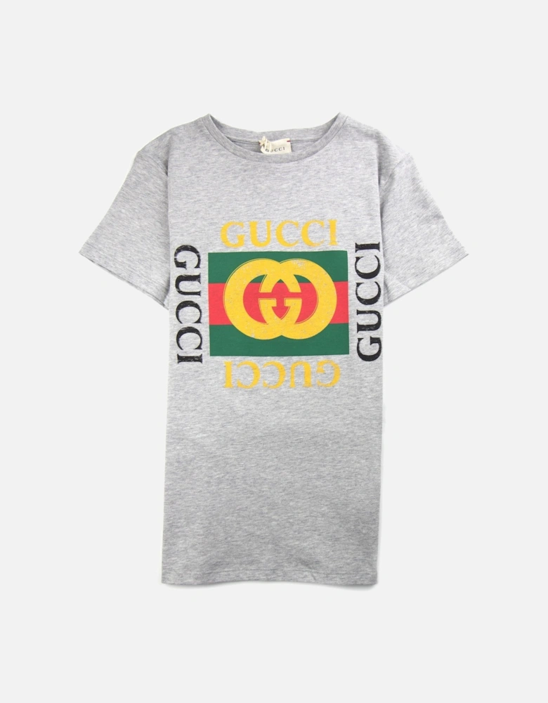 Junior Logo T-Shirt Light Grey