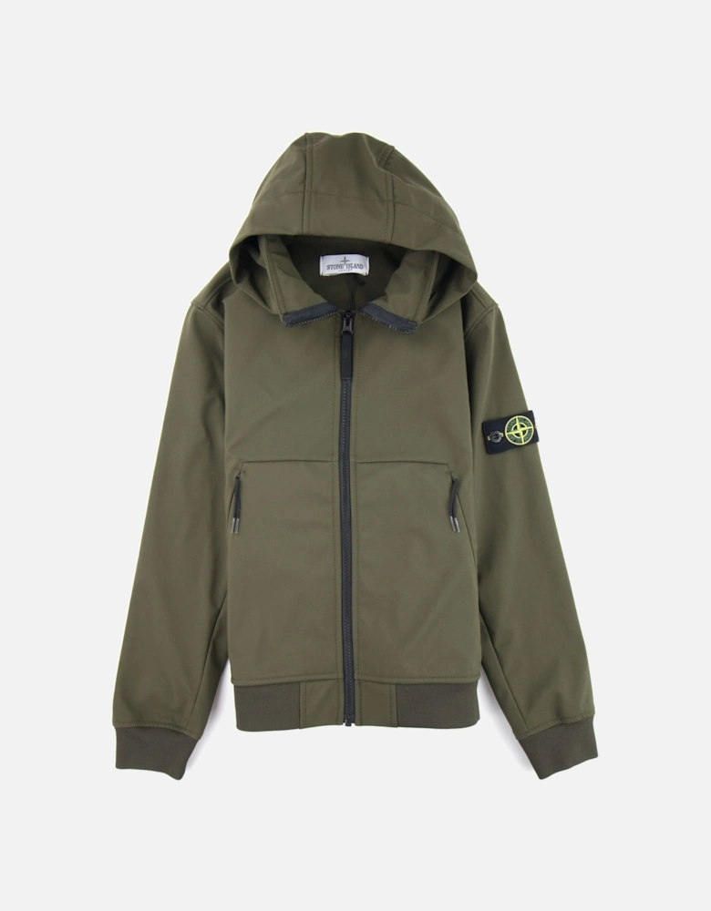 Junior Q0230 Soft Shell-R Jacket Khaki V0054