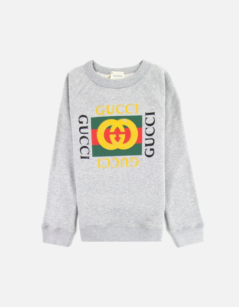 Junior Logo Sweatshirt Grey 1676