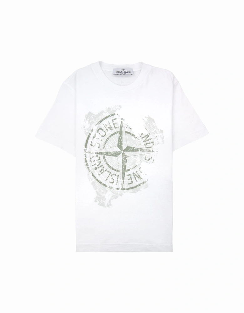 Junior 2100010 30/1 Baobab One Print T Shirt White V0001