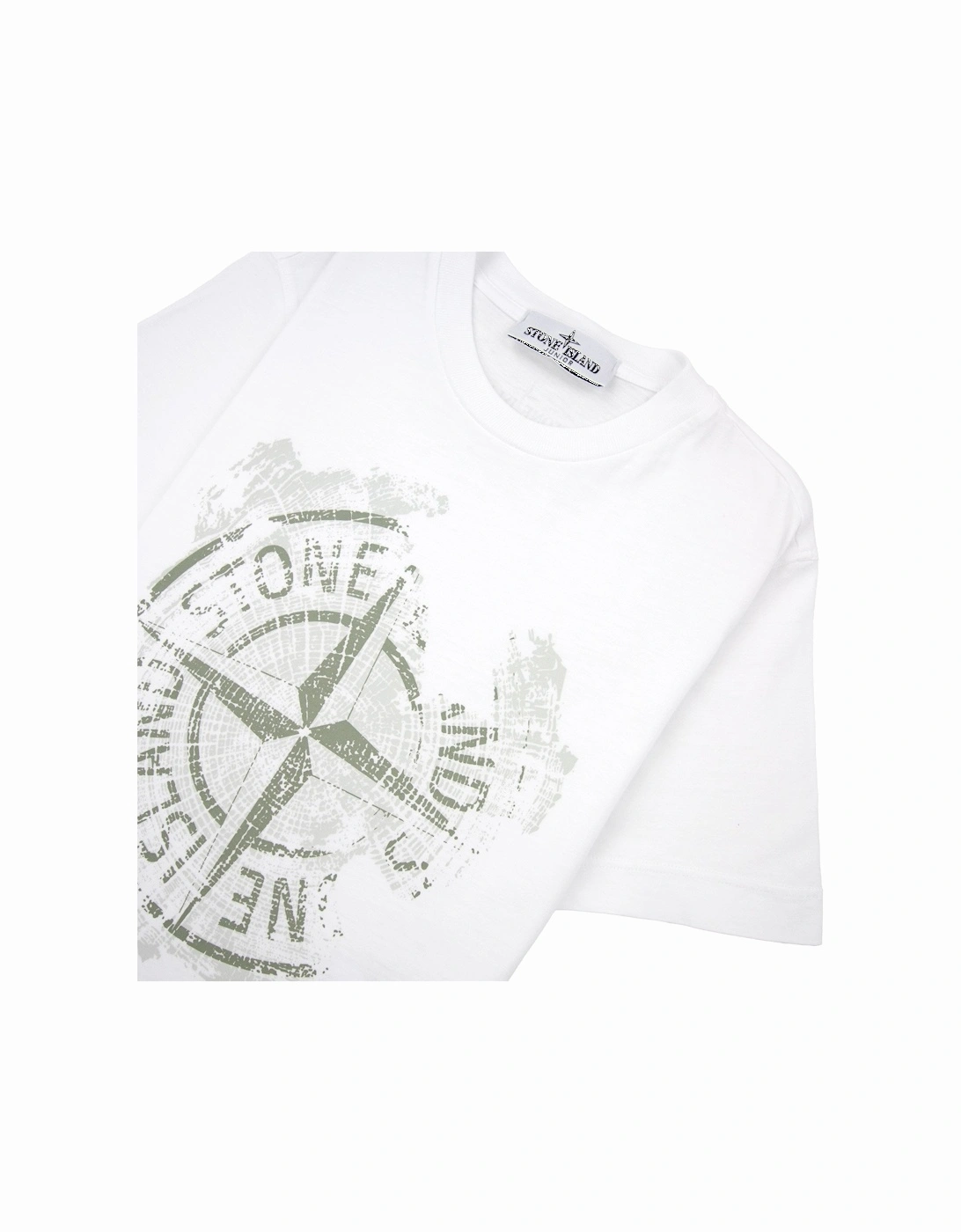 Junior 2100010 30/1 Baobab One Print T Shirt White V0001