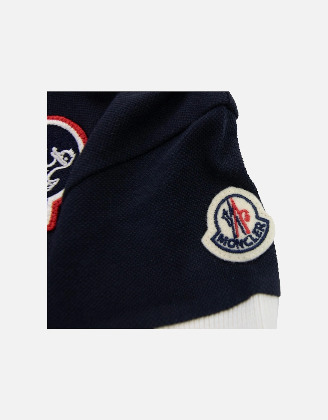 Junior Monogram Polo Shirt Navy 778