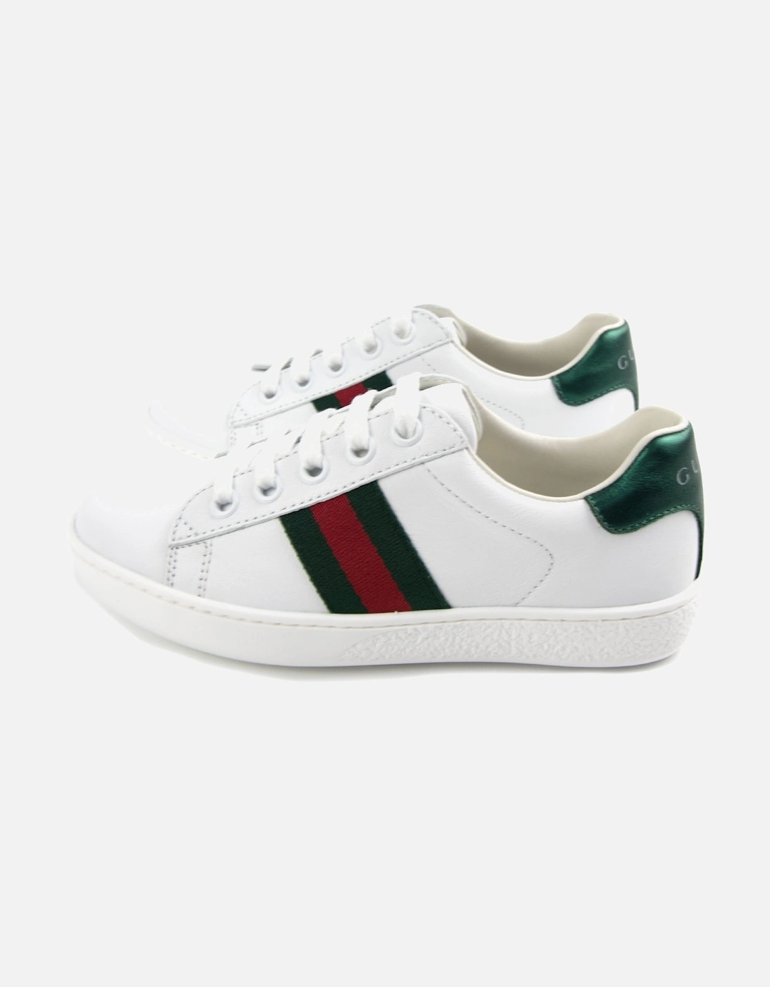 Junior Ace Leather Sneaker White, 4 of 3