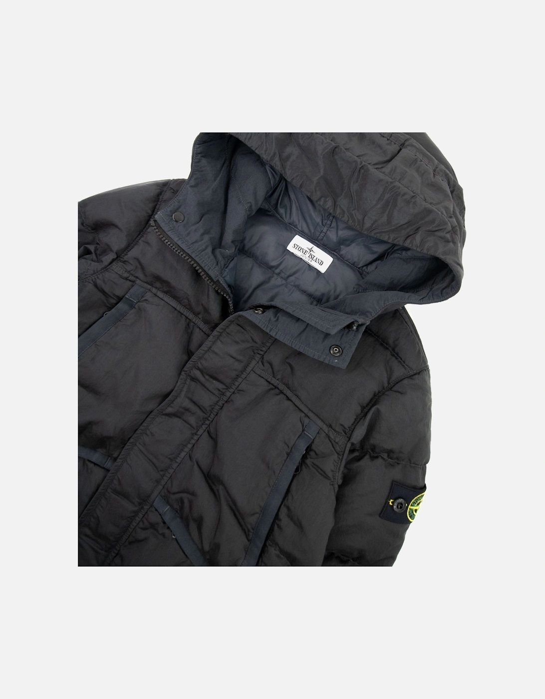 Junior 40735 Regenerated Nylon Metal In Econyl Jacket Charcoal V0065