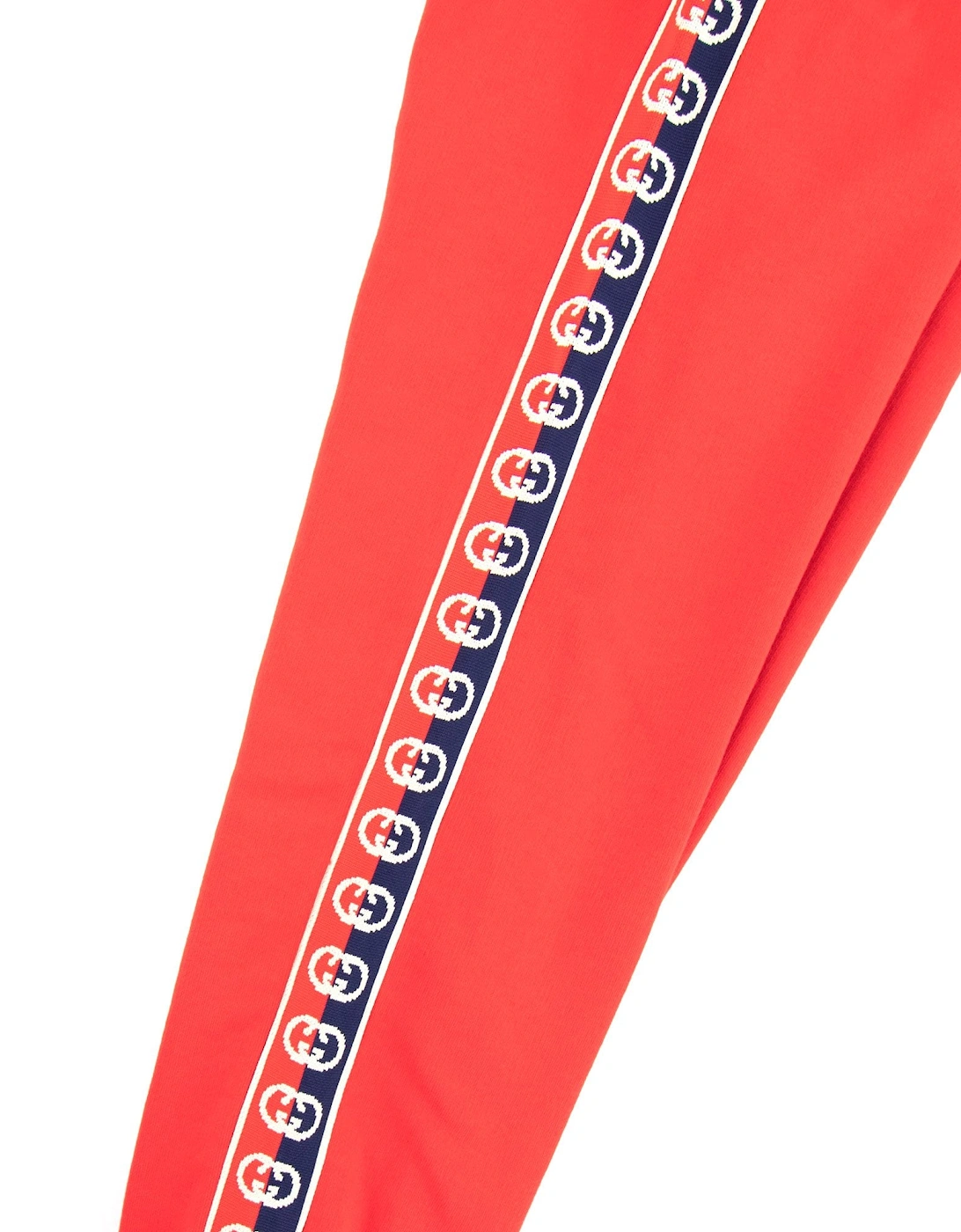Junior Interlocking G Track Pants Red