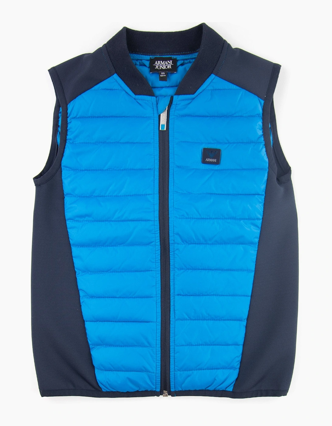 Armani Junior Sleeveless Jacket Blue - Size: 14YRS