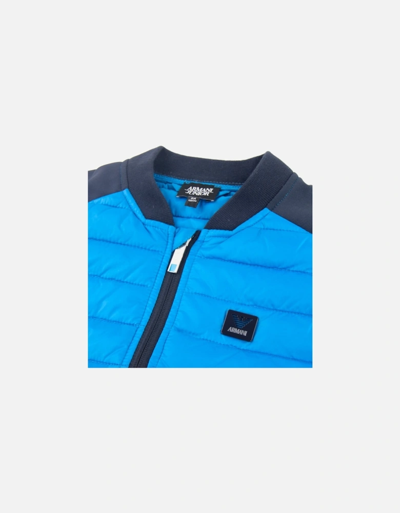 Junior Sleeveless Jacket Blue