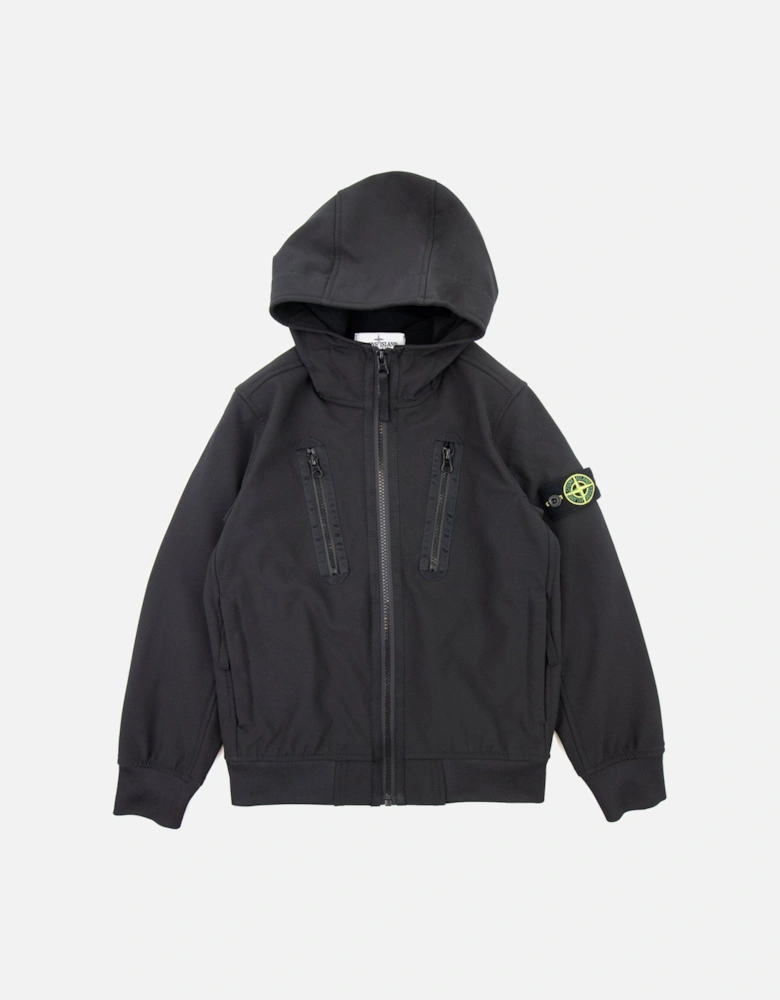 Junior Q0130 E.dye Technology Soft Shell R Jacket Black V0029