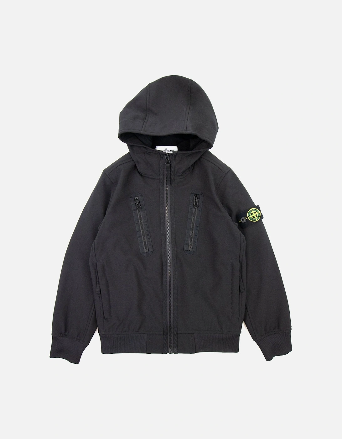 Junior Q0130 E.dye Technology Soft Shell R Jacket Black V0029, 4 of 3