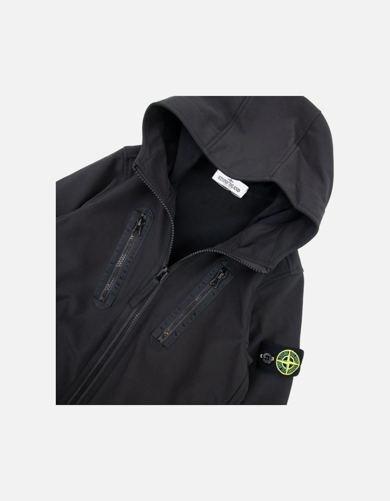 Junior Q0130 E.dye Technology Soft Shell R Jacket Black V0029