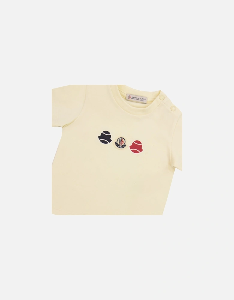 Junior Tennis Logo T Shirt Off White
