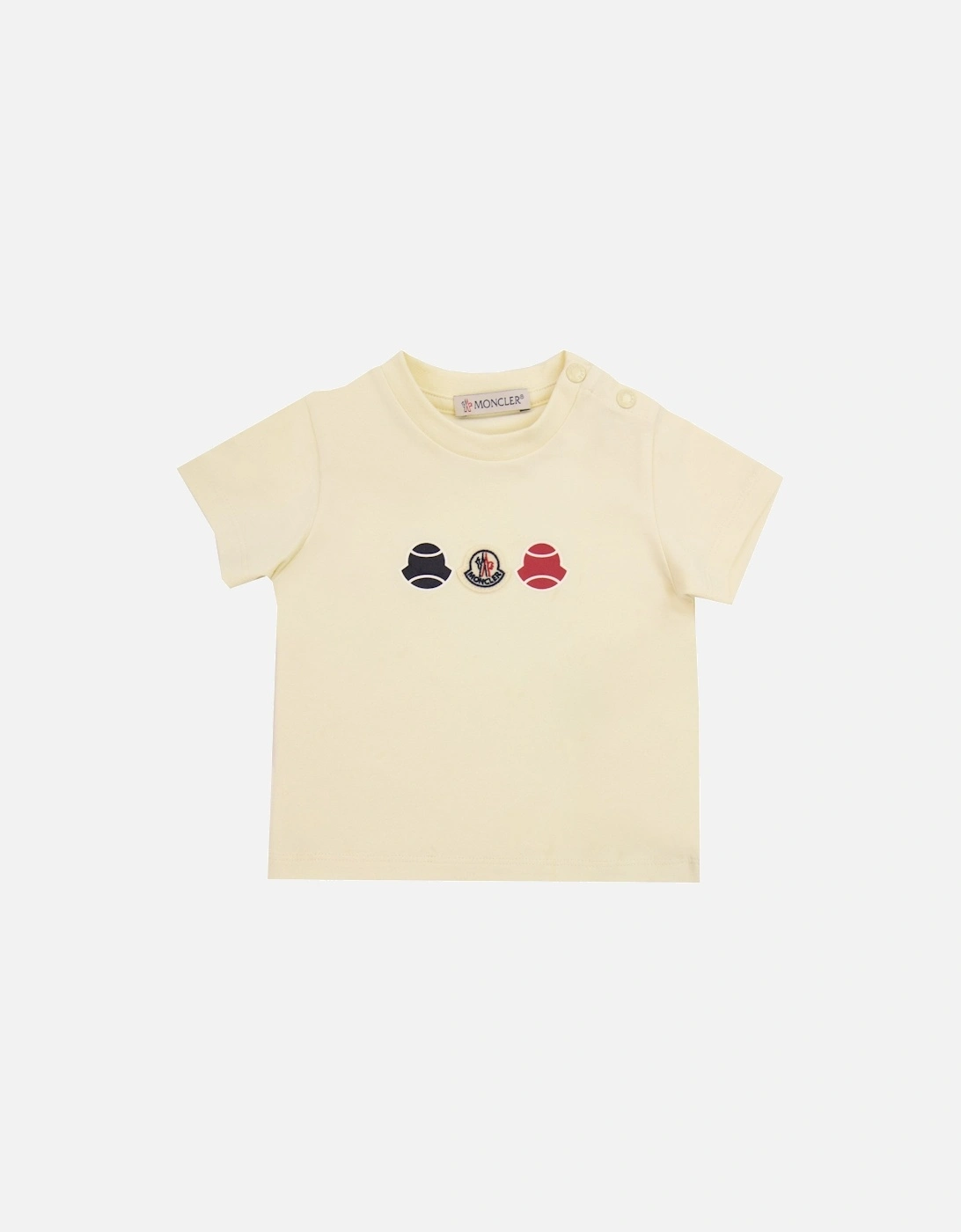 Junior Tennis Logo T Shirt Off White, 5 of 4