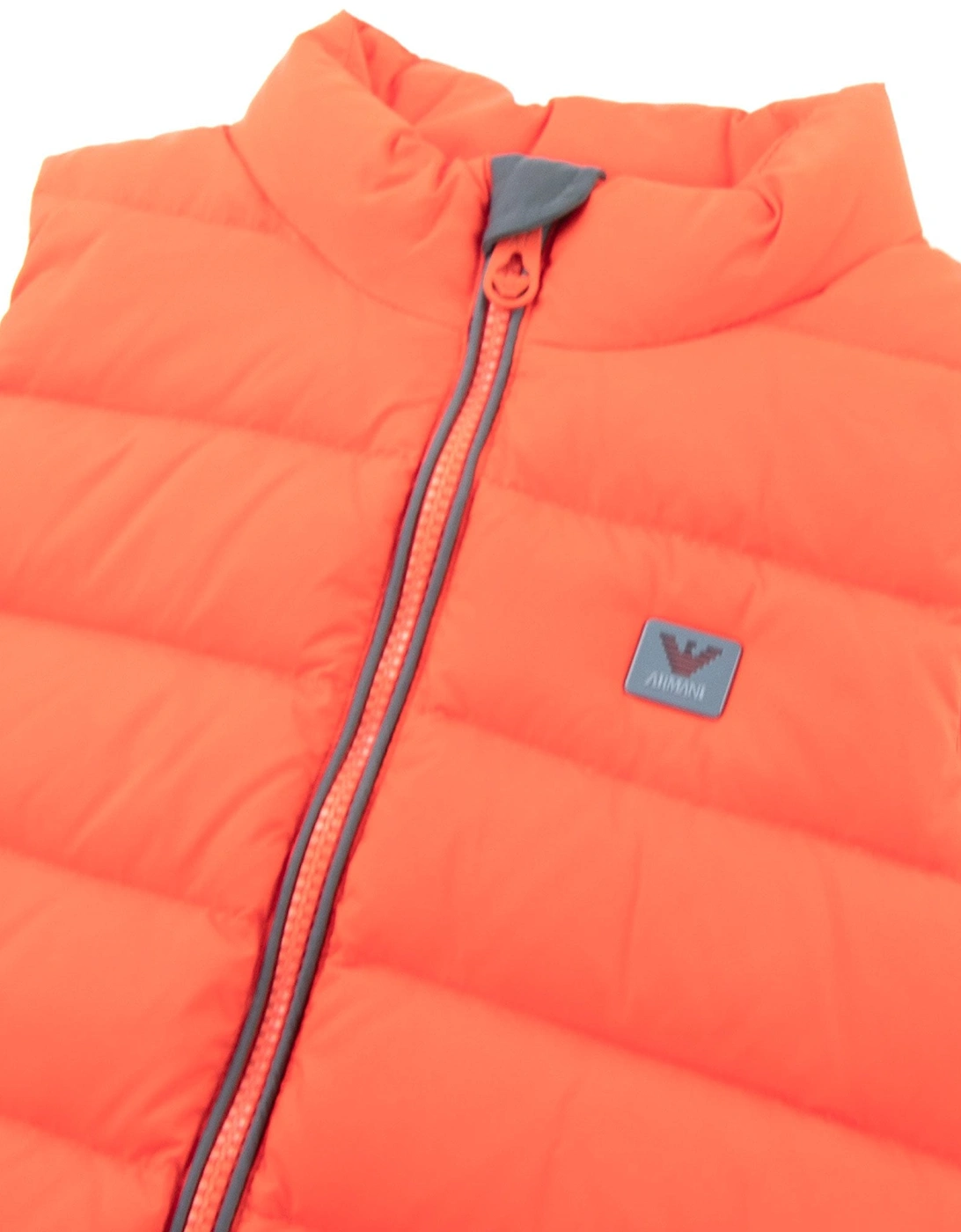 Junior Padded Down Gilet Orange