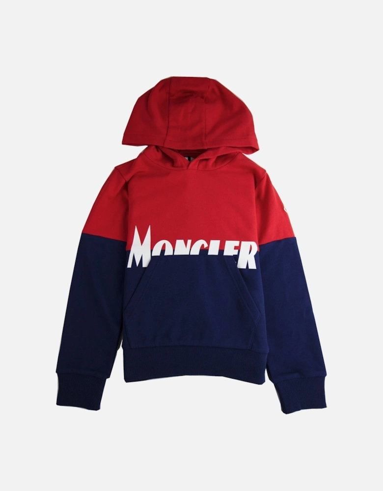 Junior Maglia Con Cappuccino Hooded Sweatshirt Red 456