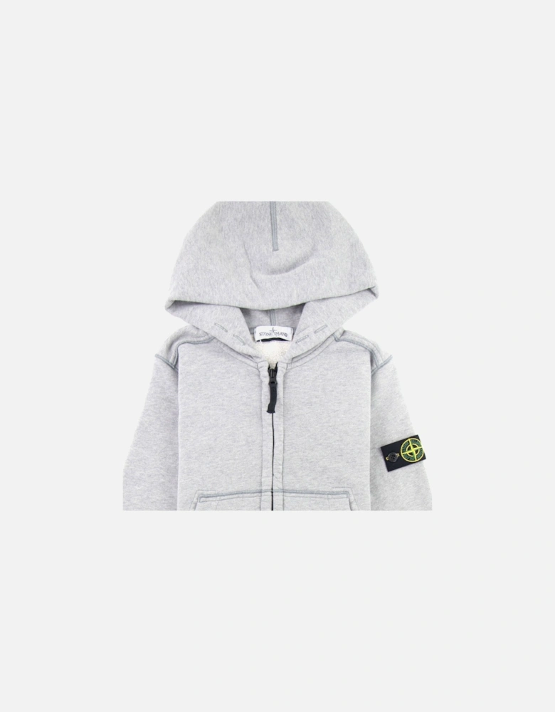 Junior 60640 Hooded Zip Up Sweatshirt Grey V1064/V0M64