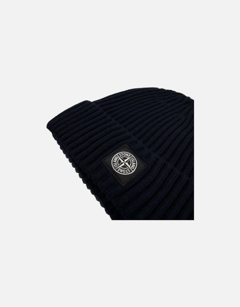 Junior N07a5 Logo Knitted Hat Navy V0020
