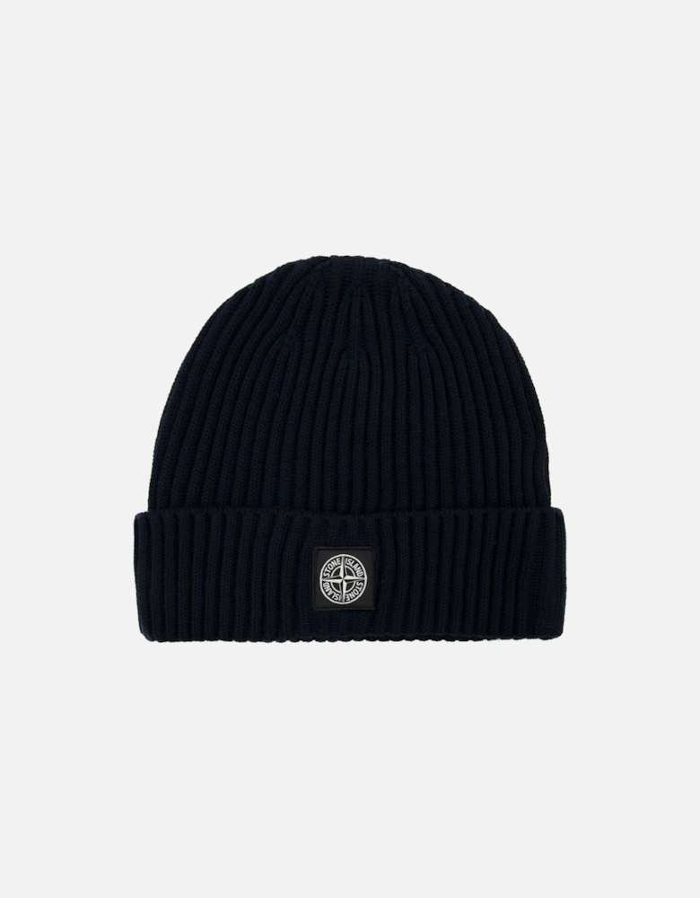Junior N07a5 Logo Knitted Hat Navy V0020