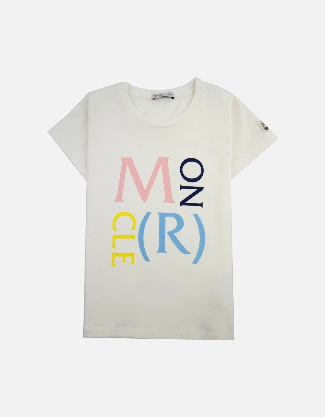 Junior Maglia Logo Print T-shirt White 034, 3 of 2