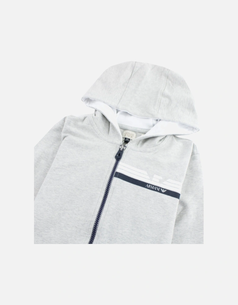 Junior Logo Zipped Sweatshirt Grey
