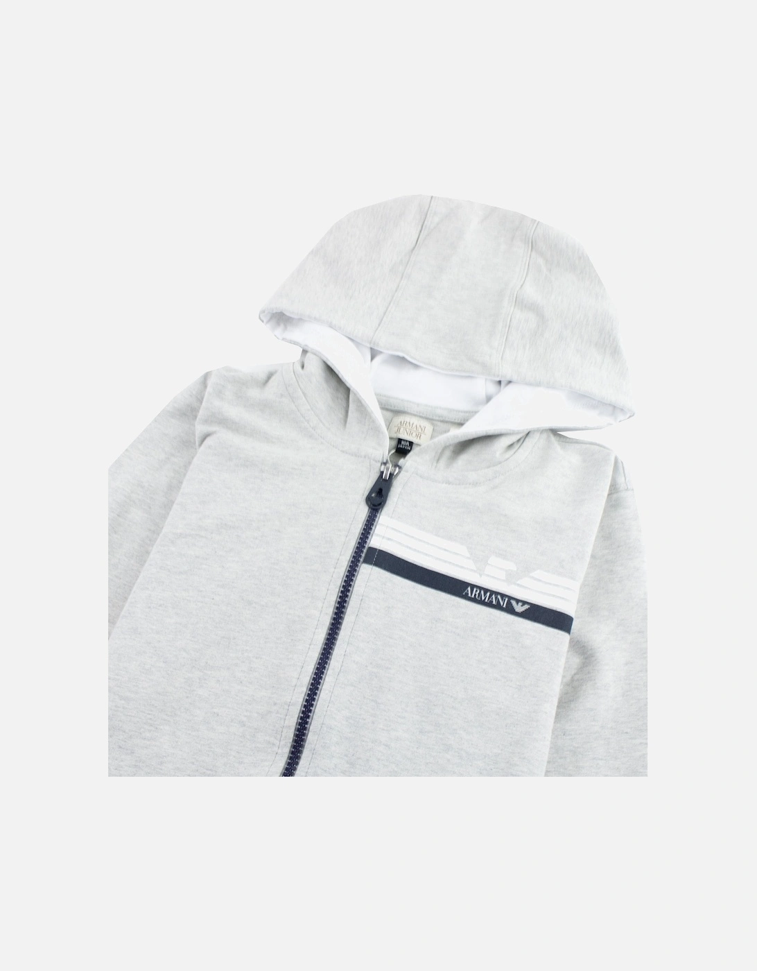 Junior Logo Zipped Sweatshirt Grey