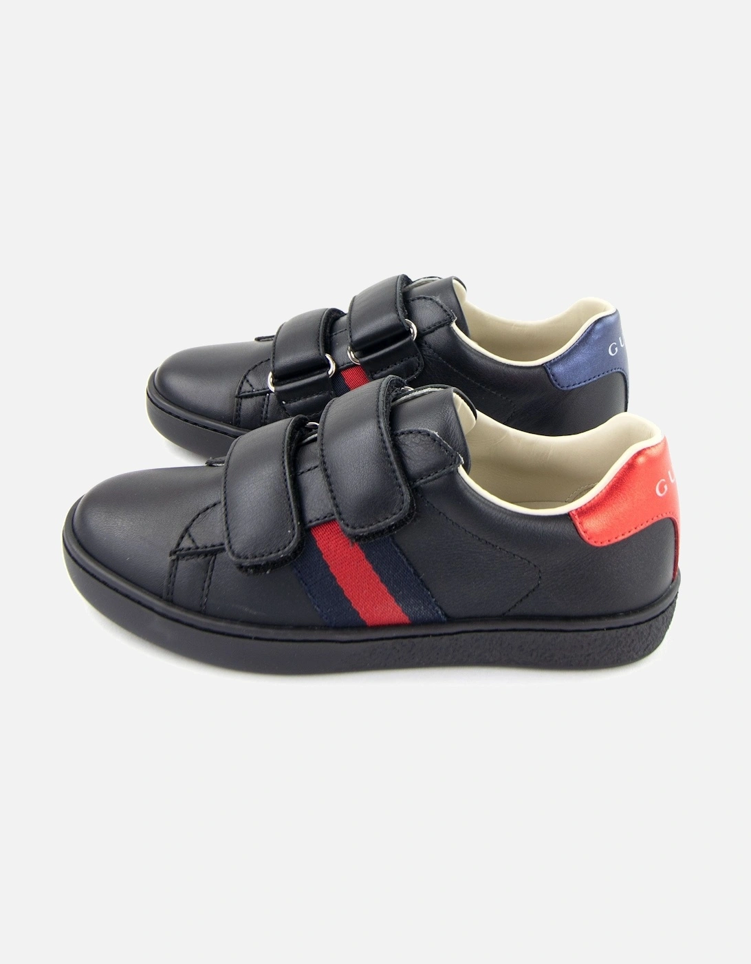 Junior Ace Leather Sneaker Black, 4 of 3