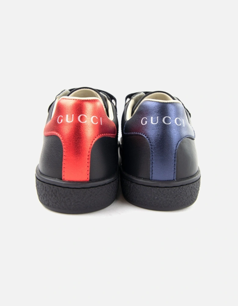 Junior Ace Leather Sneaker Black