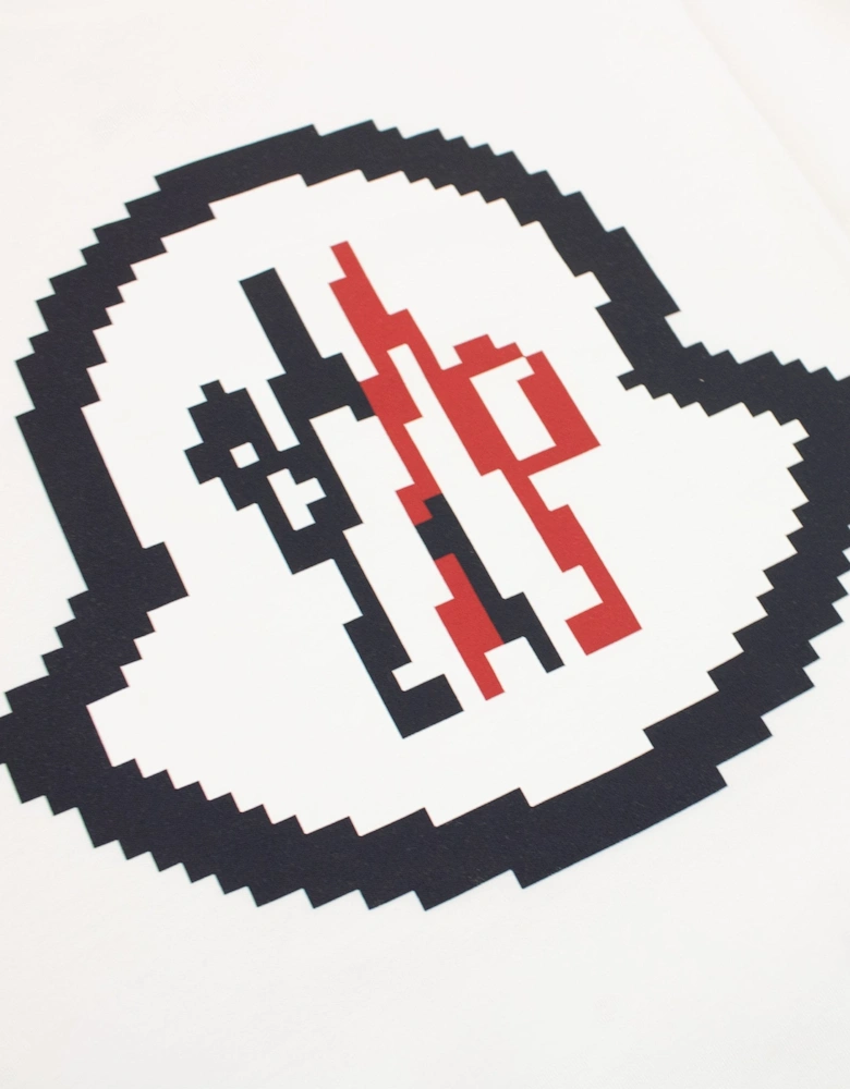 Junior Logo Motive T Shirt White 034