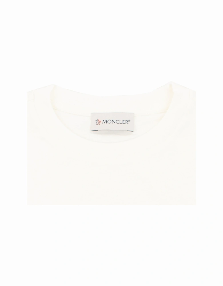 Junior Logo Motive T Shirt White 034