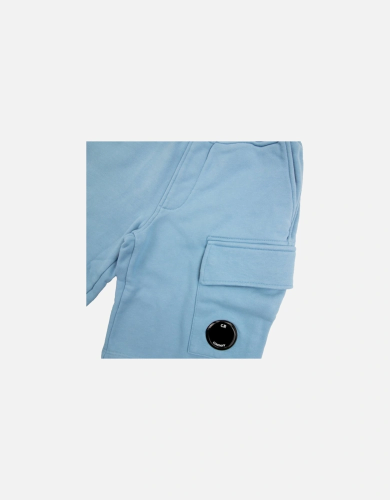 Undersixteen Grey Lens Logo Bermuda Shorts Niagara Blue 853
