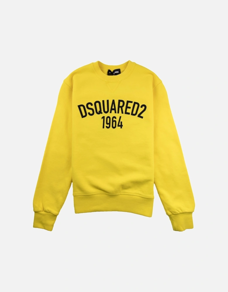 Kids 1964 Logo Sweatshirt Yellow