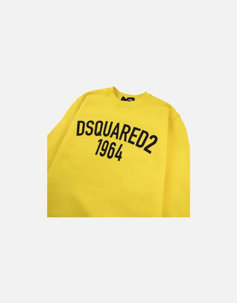 Kids 1964 Logo Sweatshirt Yellow