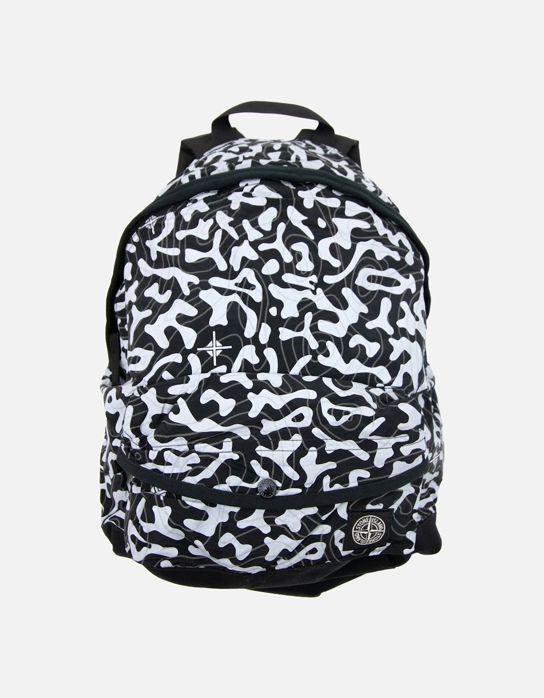 Junior 90765 Nylon Metal Camo Reflective Print Back Pack Black V0029, 4 of 3